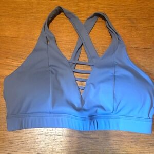 Blue Born Primitive crossback sports bra with Front detail